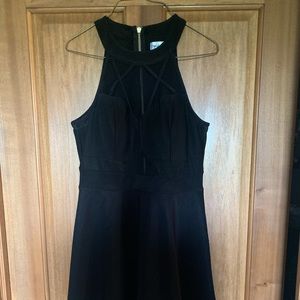 Black cocktail dress.